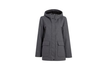 Image of Demo,Woolrich Womens Seasons Change Hooded Coat, Charcoal Heather, M, 15475-CCH-DEMO