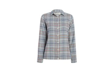 Image of Demo,Woolrich Womens The Pemberton Flannel Shirt, Ivory Mix, M, 2464-IVX-DEMO