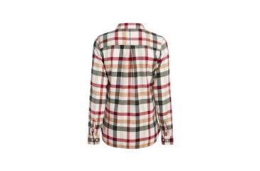 Image of Demo,Woolrich Womens The Pemberton Flannel Shirt, Ivory Multi, M, 2464-IVU-DEMO