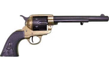 Image of Denix 45 Caliber Calvary Revolver Replica, Black Grips DX1109L