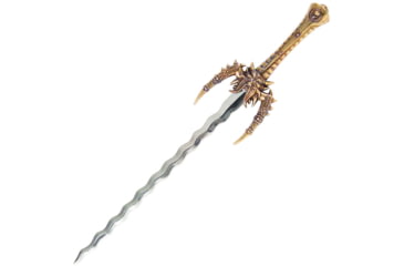 Image of Denix Fantasy Sword Letter Opener, 9.75 overall, Mirror polished unsharpened fantasy blade with ant, DX3045