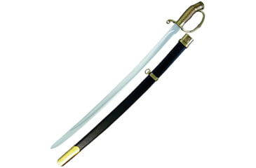 Image of Denix Saint Jorge Sabre Replica, 35 blade, Antique brass finish metal alloy handle with D-gua, DX4191