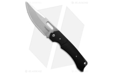 Image of Dervish Knives Navajo EDC Midtech Folding Knife, 4.25in, CPM MagnaCut, Drop Point Blade, G-10, Black Handle, Black/Gray, 9.375 inch, BHQ-202909