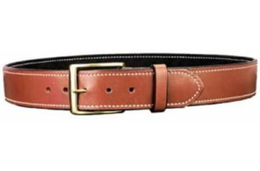 Image of DeSantis 1 3/4in. Plain Lined Leather Belt, Lined, Tan, 40, B09TP40Z0