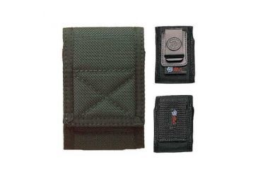 Image of DeSantis Ambidextrous- Black - Nylon Pager Case w/ Belt Clip N08BJZZC4