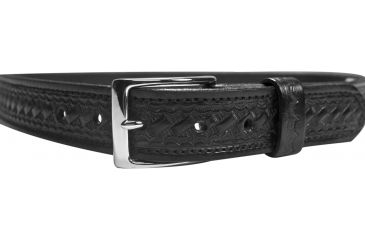 Image of DeSantis Black - Basketweave Belt 1 1/4in. Wide B06BG28Z0