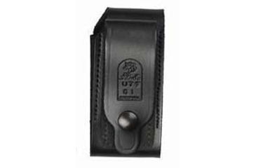 Image of DeSantis Black - Basketweave - Leather Duty Cellphone Holster U77BL12Z4
