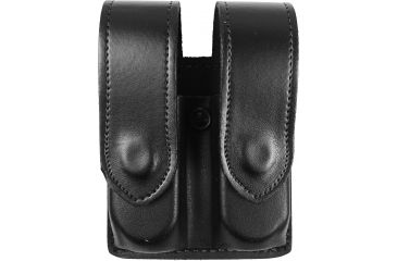 Image of DeSantis Black - Plain - Double Mag Pouch - Hidden Snap U41BJGGZ5