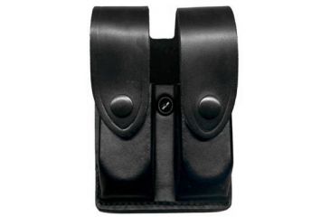 Image of DeSantis Black - Plain - Double Mag Pouch - Hidden Snap U41BJLLZ5