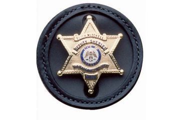 Image of DeSantis Black - Plain - U.S. Customs Badge Holder U22BZG2Z0