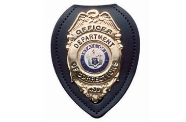 Image of DeSantis Black - Plain - Teardrop Badge Holder U29BJZZZ0