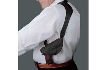 Image of Desantis C.E.O. Shoulder Rig for Sig Sauer P220R, Left Hand, Black 11ZBBF4Z0