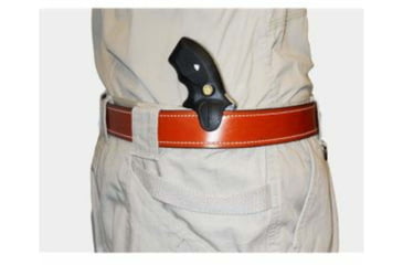 Image of DeSantis Clip Grip, Fits Most J Frame 2in Round Butt, Right Hand, Polymer, Black, T07BA02Z0