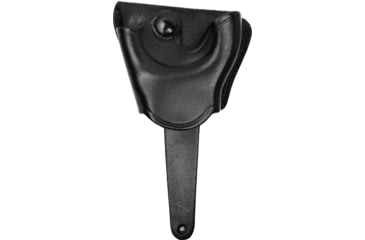 Image of DeSantis Cuff Case Leather Attachment, HINGED CUFFS, Ambidextrous, Plain, Black, A19BJG2Z0