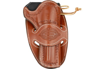 Image of DeSantis Desperado Leather Belt Holster, Ruger Vaquero 4 3/4in, Colt SAA 4 3/4in, Right Hand, Lined, Tan, 088TC54Z0