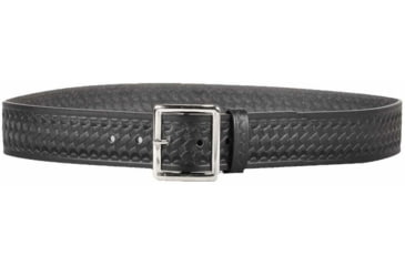 Image of DeSantis Black - Basketweave - Econoline 1 3/4in. Garrison Belt - Nickel Buckle E21BL44Z1 44in.