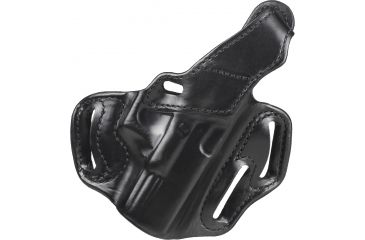 Image of DeSantis F.D.O Holster - Left, Black w/ Lock Hole 31LBBB6Z0 - For Glock 19, 23