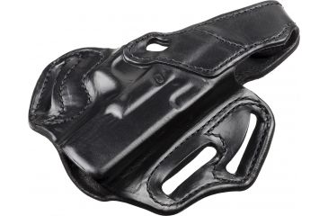 Image of DeSantis F.D.O Holster - Right, Black w/ Lock Hole 31LBAB6Z0 - For Glock 19, 23