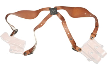 Image of DeSantis Full Harness, Leather, Ambidextrous, Plain, Tan, A26NNFWZ0
