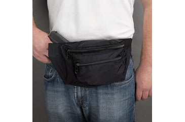 Image of DeSantis Gunny Sack Belt Nylon Holster, Kahr K9/40, P9/40/45, MK9/40, PM9, Keltec PF9, Colt Officer, Defender, New Agent 45, Ambidextrous, Nylon, Black, R60BJD6Z0