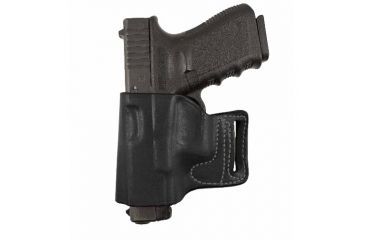 Image of DeSantis Holster The L-Gat Slide, Left for S/A XD 9/40 4in, XD/40 Sub Compact 3in, XD9/40 Tactical 5in, XD45 4in, XDM 40 Cal 3.8, XDM 4 1/2in, and XDM 4.5in, Black 118BB88Z0