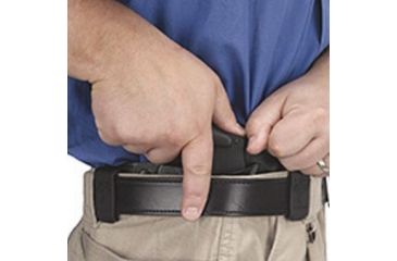 Image of DeSantis Intruder Inside The Waistband Holster for S&amp;W M&amp;P Shield .45, Black, Right Hand, Kydex, 105KA5EZ0