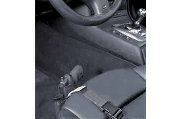 Image of DeSantis Kingston Car Seat Holster, Most Long, Single Action Pistols Similar to Colt Govt. Model 45, Browning P35, Kimbers w/ 4in-5in Barrels, Ambidextrous, Nylon, Black, N92BJLSZ0