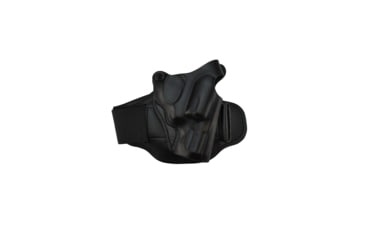 Image of DeSantis Leather Ankle Holster, S&amp;W J 332, 340, 342, 432PD, 442, 640, 640-1, 642, M&amp;P 340 2in-2 1/4in, Right Hand, Plain, Black, 044BAS1Z0