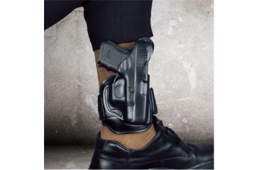 Image of DeSantis Leather Ankle Rig, Black, Left Hand, 044BB4CZ0