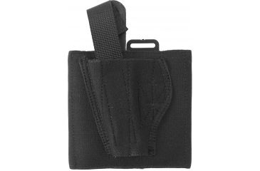 Image of DeSantis Left Hand Plain Black Apache Ankle Holster - Fits Most Medium Autos