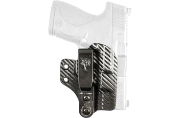 Image of DeSantis Lifeguard IWB Holster, S&amp;W M&amp;P Shield 9/40/S&amp;W M&amp;P Shield M2.0 9/40/S&amp;W M&amp;P 9 Shield Plus with Red Dot, Ambidextrous, Carbon, Kydex, 216KJX7Z0