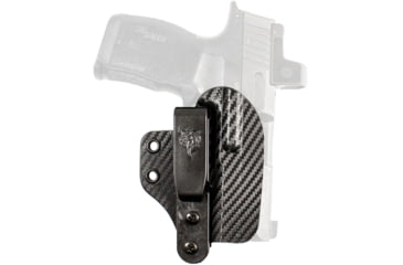 Image of DeSantis Lifeguard IWB Holster, Sig Sauer P365/P365 SAS/P365 w/ Red Dot/P365 XL/P365 XL w/ Red Dot, Ambidextrous, Carbon, Kydex, 216KJ8JZ0