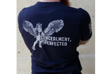 Image of DeSantis Logo T-Shirt, Navy Blue, 3XL, T14AJ06Z0