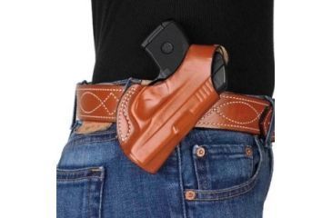Image of Desantis Quick Snap Belt Holster for Ruger LCP w/ Lasermax Right Hand, Plain Black 027BAQ2Z0