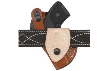 Image of Desantis Quick Snap Belt Holster for Ruger LCP w/ Lasermax Right Hand, Plain Black 027BAQ2Z0