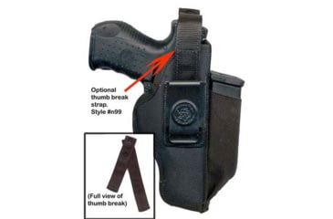 Image of DeSantis N99 Thumb Break Strap For N87 Lg, Black, N99BZZZZ0