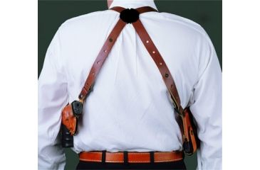 Image of DeSantis New York Undercover Shoulder Holster - Right, Tan w/ Double Mag Pouch 11DTA86E0 - BERETTA 92M