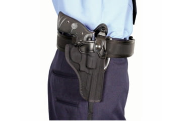 Image of DeSantis Nylon Safety Star Belt Holster, S&amp;W K 4in, Right Hand, Nylon, Black, M64BA14Z0