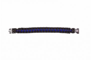 Image of DeSantis Paracord Bracelet Black-Blue T99BLABLU