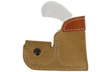 Image of DeSantis Pocket Pug Natural Suede Holster, North American Arms, .22 Lr 1 1/8in, .22 Lr 1 5/8in, Left Hand, Natural, 109NBX4Z0