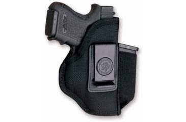Image of DeSantis Pro-Stealth IWB Nylon Holster, Fits Most Medium Autos, Kimber EVO SP, Ambidextrous, Nylon, Black, N87BJMAZ0