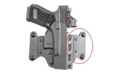 Image of DeSantis Replacement Veiled Partner Clip Replacement OWB Clips For The 195 Veiled Partner, Ambidextrous, Black, Y104BJZZZ0