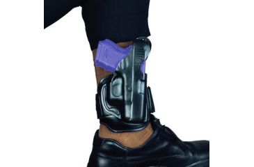 Image of DeSantis Left Hand - Black - Leather Ankle Holster 044BB02Z0