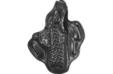 Image of DeSantis Thumb Break Scabbard Holster - Right, Black, Unlined, Basketweave, 3 Slot 001BER1Z0 - FITS S&amp;W M&amp;P 45CAL