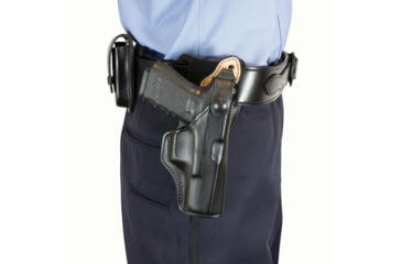 Image of DeSantis Safety Star Leather OWB Holster, S&amp;W L 4in, Right Hand, Lined, Black, 015PC34Z0