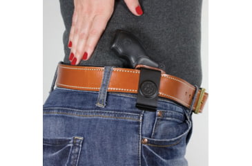 Image of DeSantis Summer Heat Leather IWB Holster, S&amp;W J Frame 2in-2 1/4in, Right Hand, Plain, Tan, 045TA02Z0