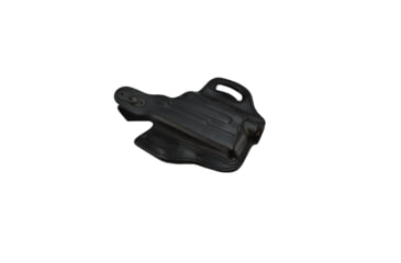 Image of DeSantis Tac-Lite Leather Belt Holster, Glock 17, 22, 31 w/ Surefire X300, Streamlight TLR-1, Nightstick TWM-350 or TWM-850XL, Right Hand, Plain, Black, 117BAW8Z0