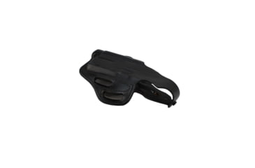 Image of DeSantis Tac-Lite Leather Belt Holster, Glock 17, 22, 31 w/ Surefire X300, Streamlight TLR-1, Nightstick TWM-350 or TWM-850XL, Right Hand, Plain, Black, 117BAW8Z0