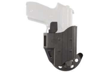 Image of DeSantis Tap-Out Belt Kydex Holster, Glock 17, 19, 22, 23, 31, 32, 37, 38, Ambidextrous, Kydex, Black, 116PBJB2Z0