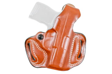 Image of DeSantis Thumb Break Mini Slide Leather Belt Holsters, Smith &amp; Wesson CSX, Right, Tan, 085TA1WZ0